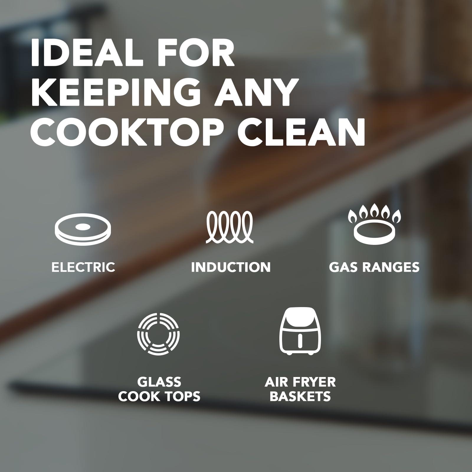 Weiman Weiman Cooktop and Stove Top Cleaner Kit - Glass Cook Top Cleaner and Polish 10 oz. Scrubbing Pad, Cleaning Tool, Razor, Scraper