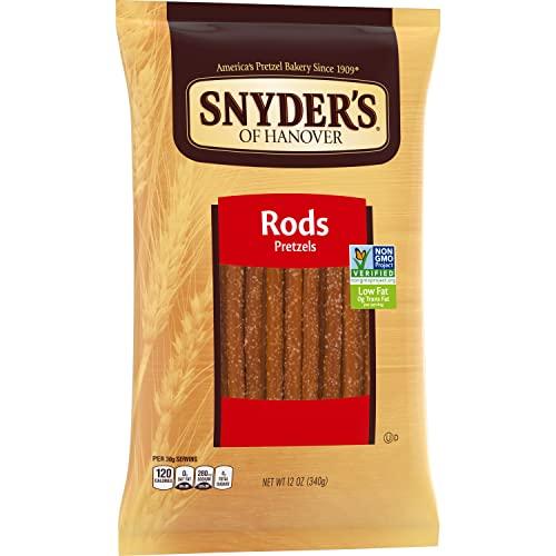 Snyder\'s of Hanover Snyder\'s of Hanover, Pretzel Rods, 12 Oz Bag (Pack of 2)