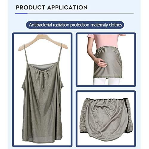 NAKAN NAKAN Block EMF Protection Fabric, 100% Silver Fiber Fabric Radiation EMF Radiation Shielding Netting for Cellular Signal, WiFi, Bluetooth, GPS Faraday Cage, RFID(Size:0.66X1.5m)