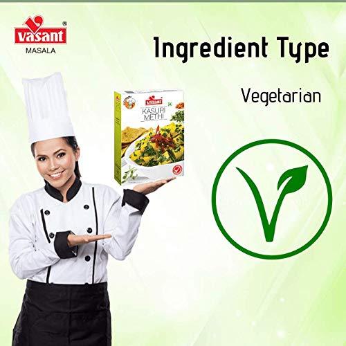 Vasant Masala Dried Fenugreek Leaves / Methi (Box) 100 Gm (3.52 Oz )