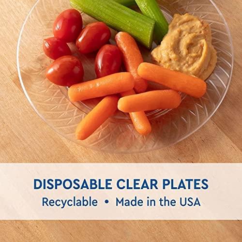 Member's Mark Member's Mark Clear Plastic Plates, 6.25" (90 Count)