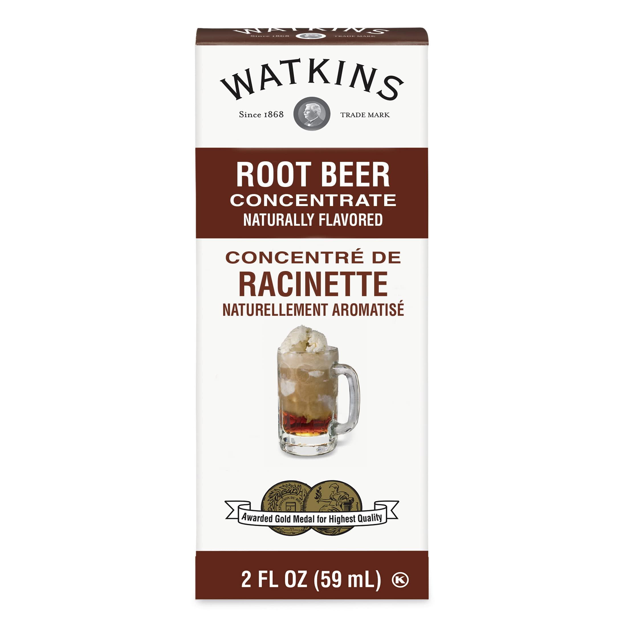 Watkins Watkins Root Beer Concentrate, 2 oz. Bottles, Pack of 6 (Packaging May Vary)
