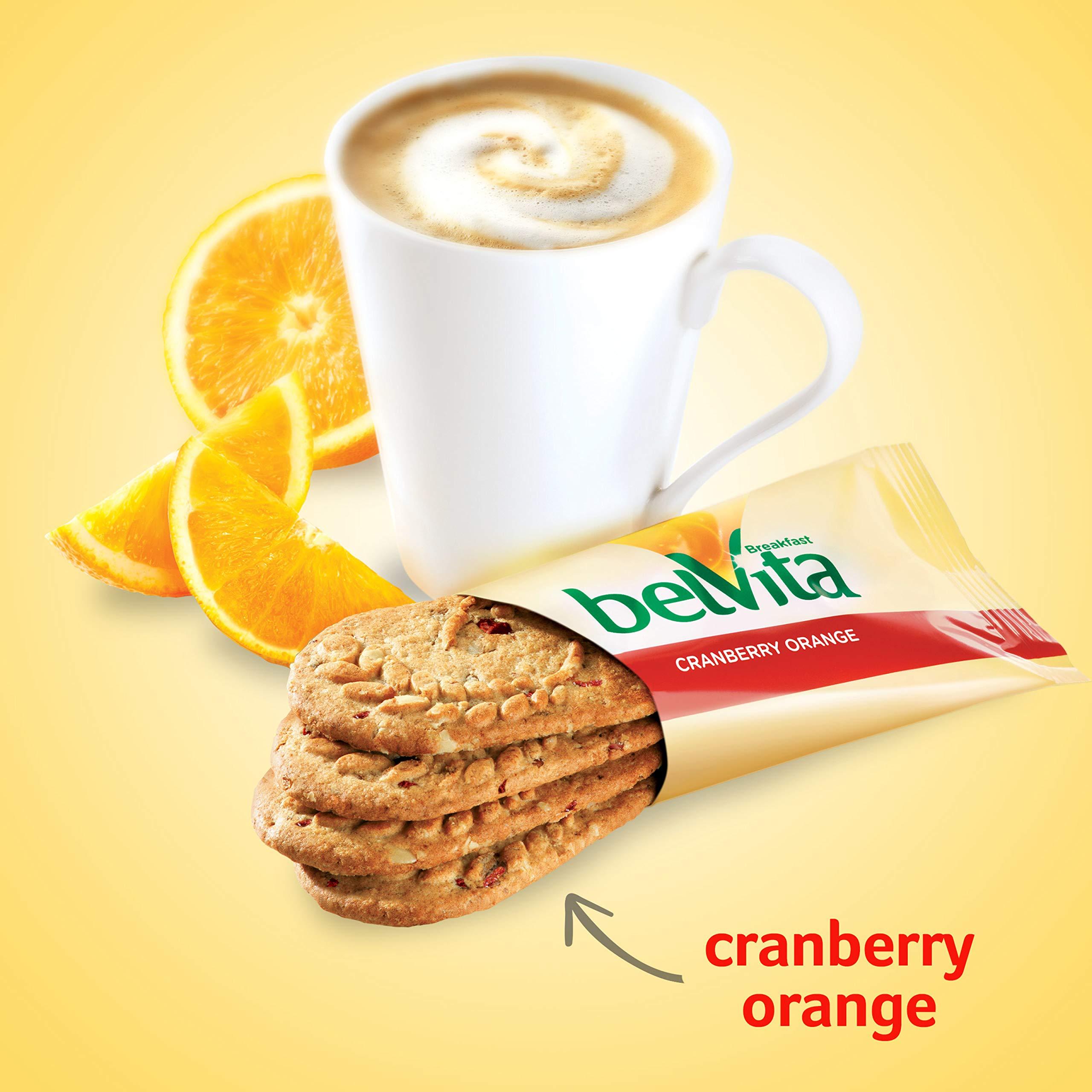 Belvita belVita Cranberry Orange Breakfast Biscuits,(5 Biscuits Per Pack)(Pack of 5)