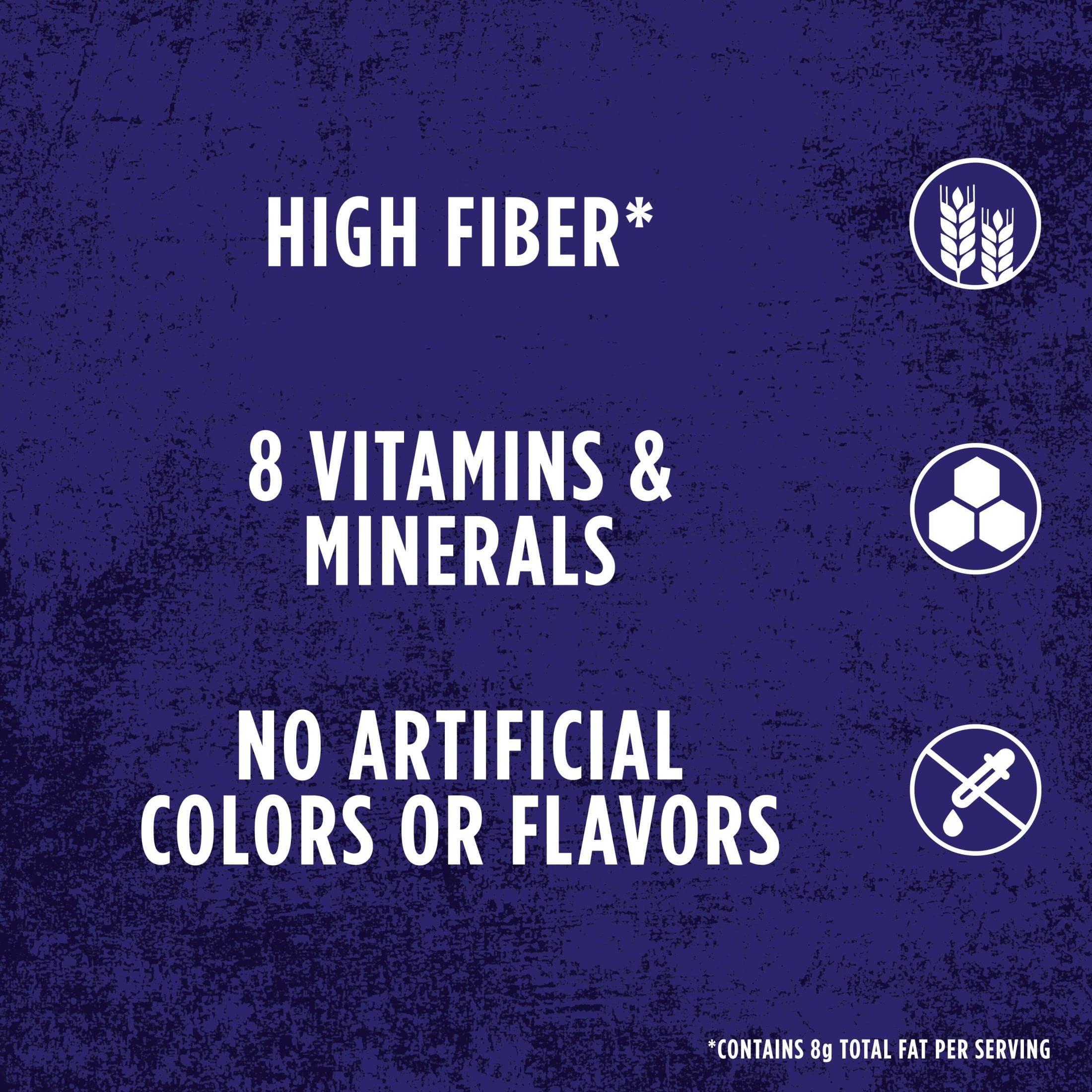 Cracklin\' Oat Bran Cracklin\' Oat Bran Cold Breakfast Cereal, High Fiber Cereal, 8 Vitamins and Minerals, Original, 16.5oz Box (1 Box)