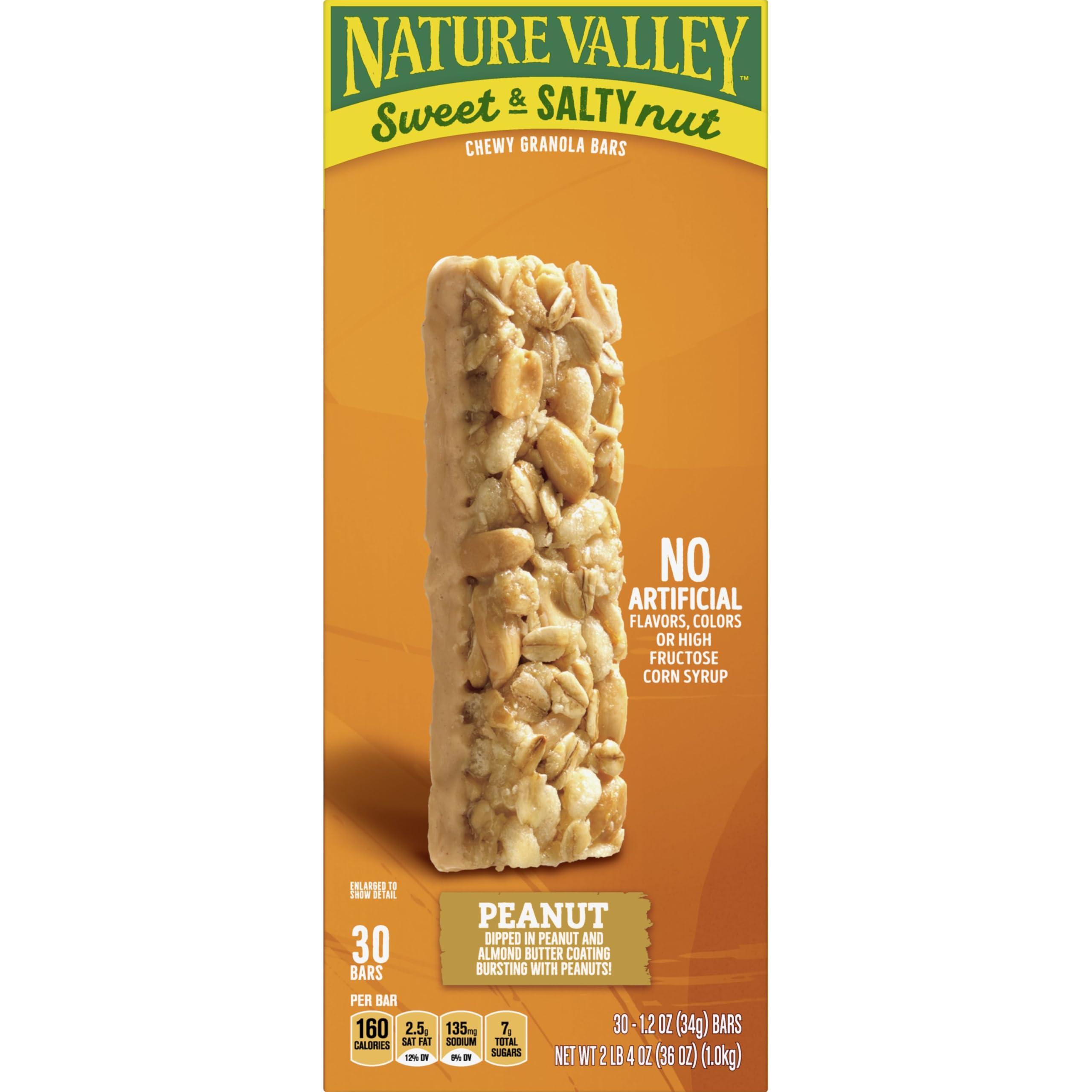 Nature Valley Nature Valley Sweet and Salty Granola Bars, Peanut, 30 Bars, 36 OZ