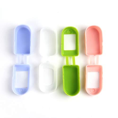 EXCEART EXCEART 4pcs Blood Oxygen Case Deluxe Fingertip Blood Oxygen Saturation Monitor Cover for Office Home (Random Color)