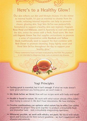 Yogi Yogi Herbal Tea, Skin Detox 16 Count (Pack of 3)