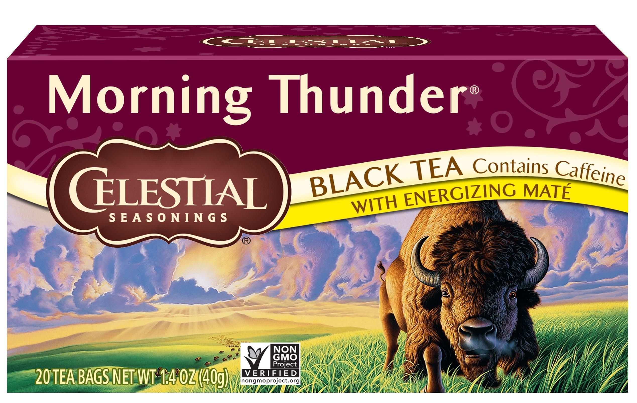 Celestial Seasonings Celestial Seasonings Black Tea, Morning Thunder, 20 Count