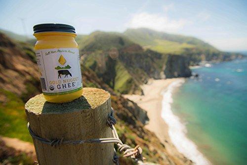 Gold Nugget Ghee TRADITIONAL GHEE BY GOLD NUGGET GHEE, USDA ORGANIC, FULL-YEAR/PASTURE-RAISED, GRASS-FED BUTTER 8oz