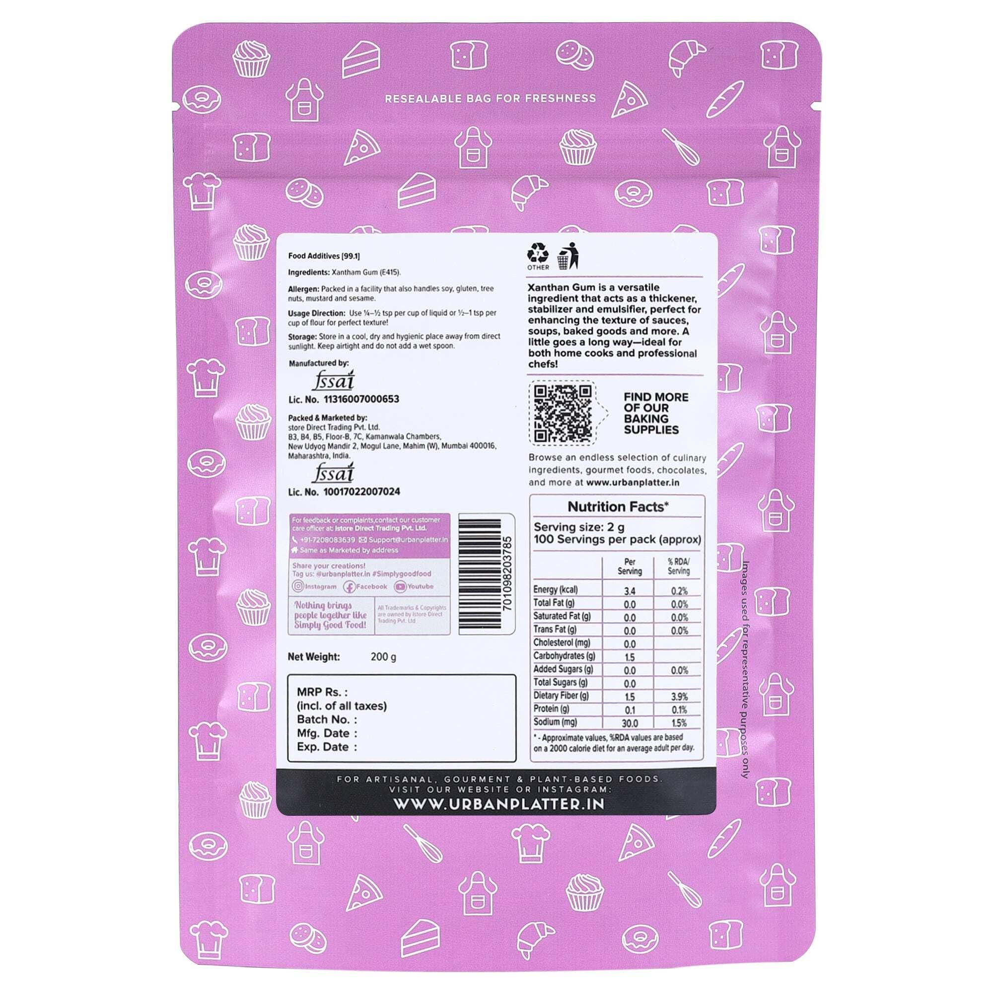 Urban Platter Urban Platter Xanthan Gum Powder, 200g