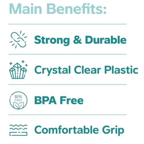 Comfy Package Comfy Package [3 oz. - 100 Count Clear Disposable Plastic Cups - Small Disposable Bathroom, Medicine Polypropylene, and Mouthwash Cups