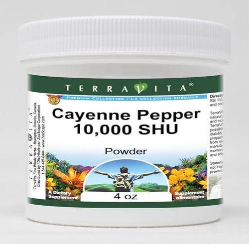 TerraVita Cayenne Pepper 10,000 SHU Powder (4 oz, ZIN: 521122) - 3 Pack