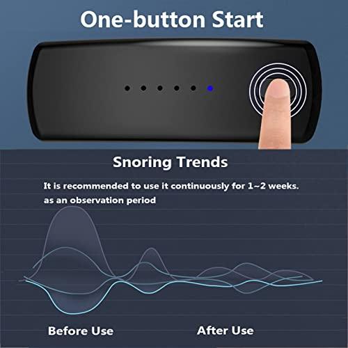 Walkervo Anti Snoring Devices with Fixing Strap Electric Snore Stopper Wearable Anti-snoring Chin Massager 6-Speed Wind Adjustment Stop Snoring Improve Sleep