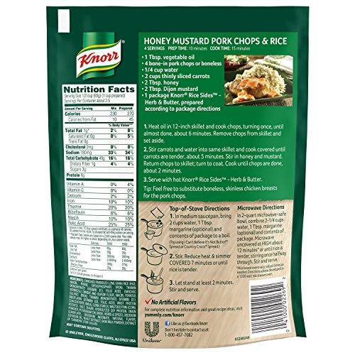Knorr Knorr Rice Sides Rice Side Dish, Herb & Butter 5.4 oz, (Pack of 12)