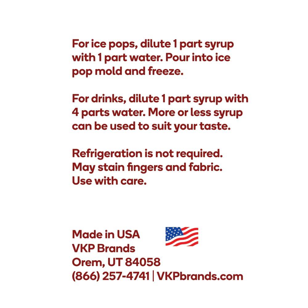 TIME FOR TREATS 3-Pack Grape, Cherry, Red Raspberry Syrup for Snow Cones, Homemade Sodas, Cocktails, Coffee, Baking and More - Time For Treats 16.9 Fluid Ounce Per Bottle