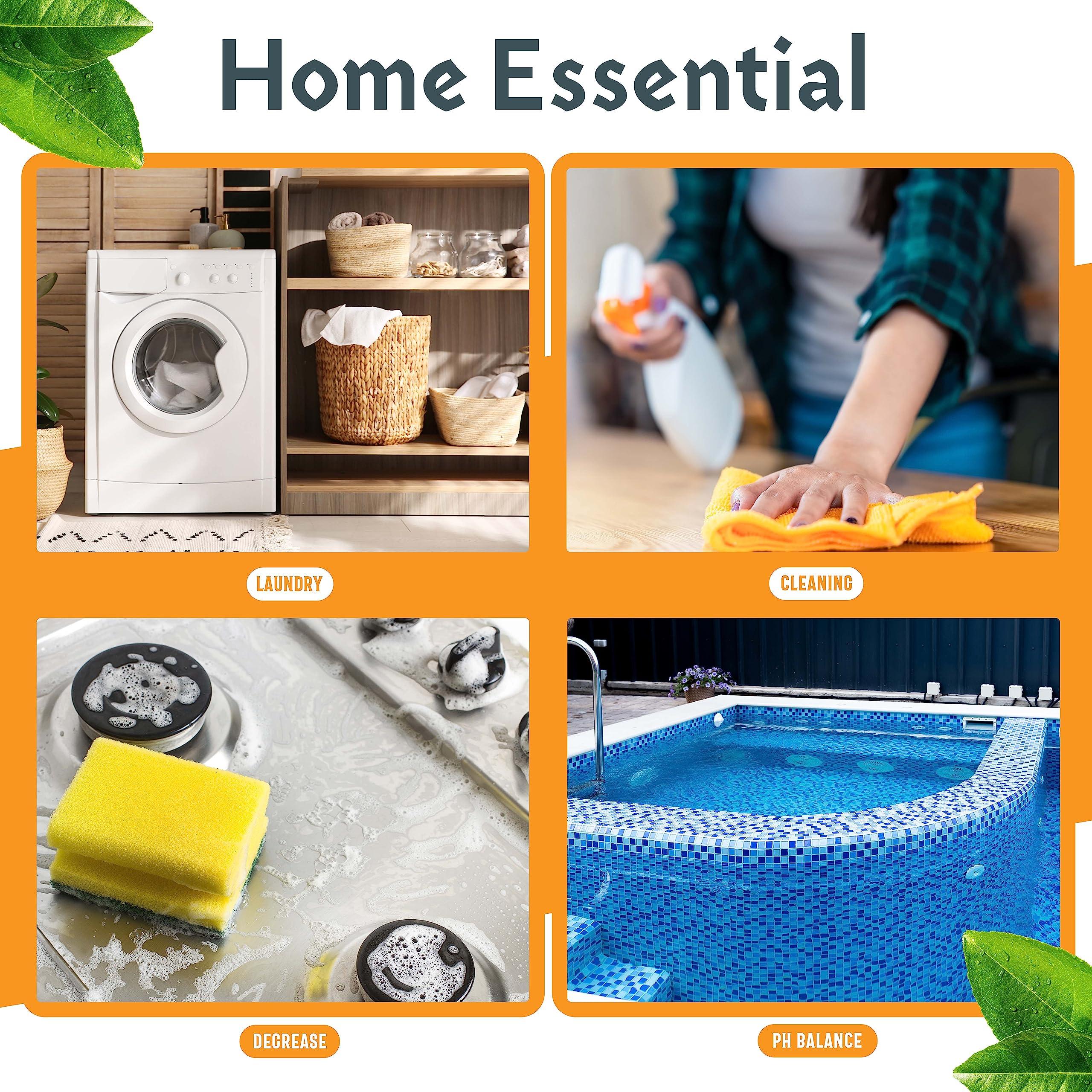 One In A Mill ONE IN A MILL Citric Acid Powder 2LB | Food Grade for Cooking, Baking, Canning, and Cheese Making | All-Natural Preservative & Flavor Enhancer | DIY Skincare, Bath Bombs, Water Softening, and Cleaning