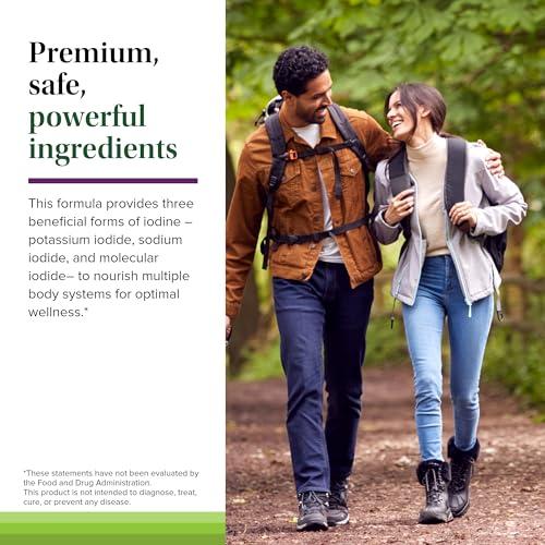 Terry Naturally Terry Naturally Tri-Iodine - Dietary Supplement for Breast & Prostate Health Support - Healthy Thyroid Function Supplement Aid - 3 mg, 90 Capsules, 2 Pack