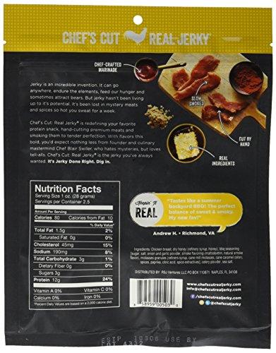 Chef's Cut Real Jerky Chef's Cut Real Chicken Jerky Honey Barbeque,2.5OZ (Pack of 8)