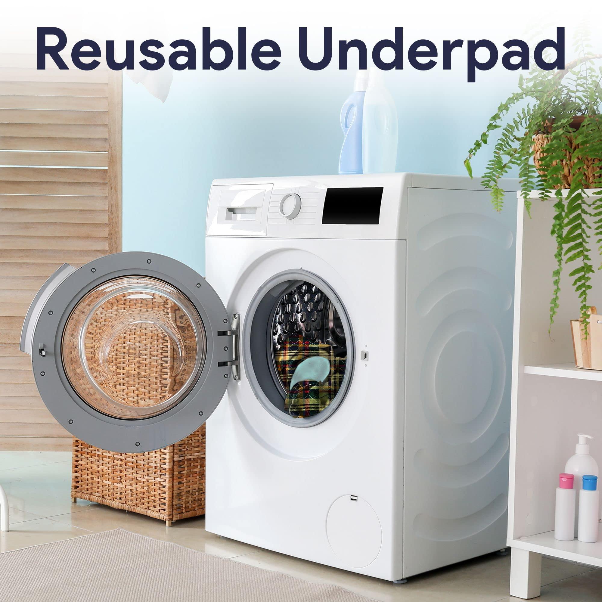 ProHeal Incontinence Bed Pads Washable - Tartan Plaid Waterproof Bed Pads - Soft Leak Proof Chucks - Moderate Absorbent Reusable Pee Pads for Adults - Withstands Extensive Washing - 18" x 24" - 3 Pack