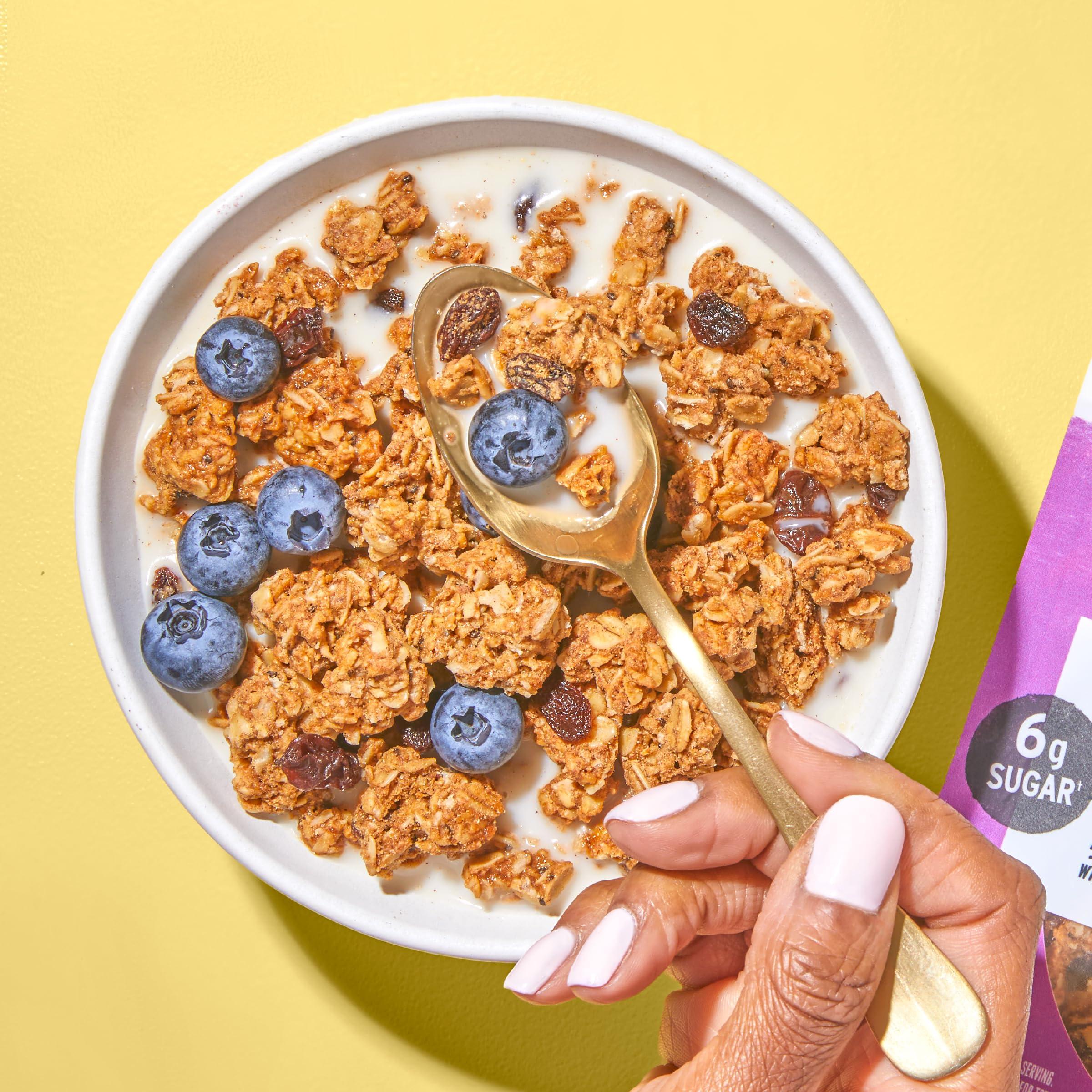 purely elizabeth. Purely Elizabeth Cookie Granola, Oatmeal Raisin, Gluten-Free, Non-GMO (11oz Bag)