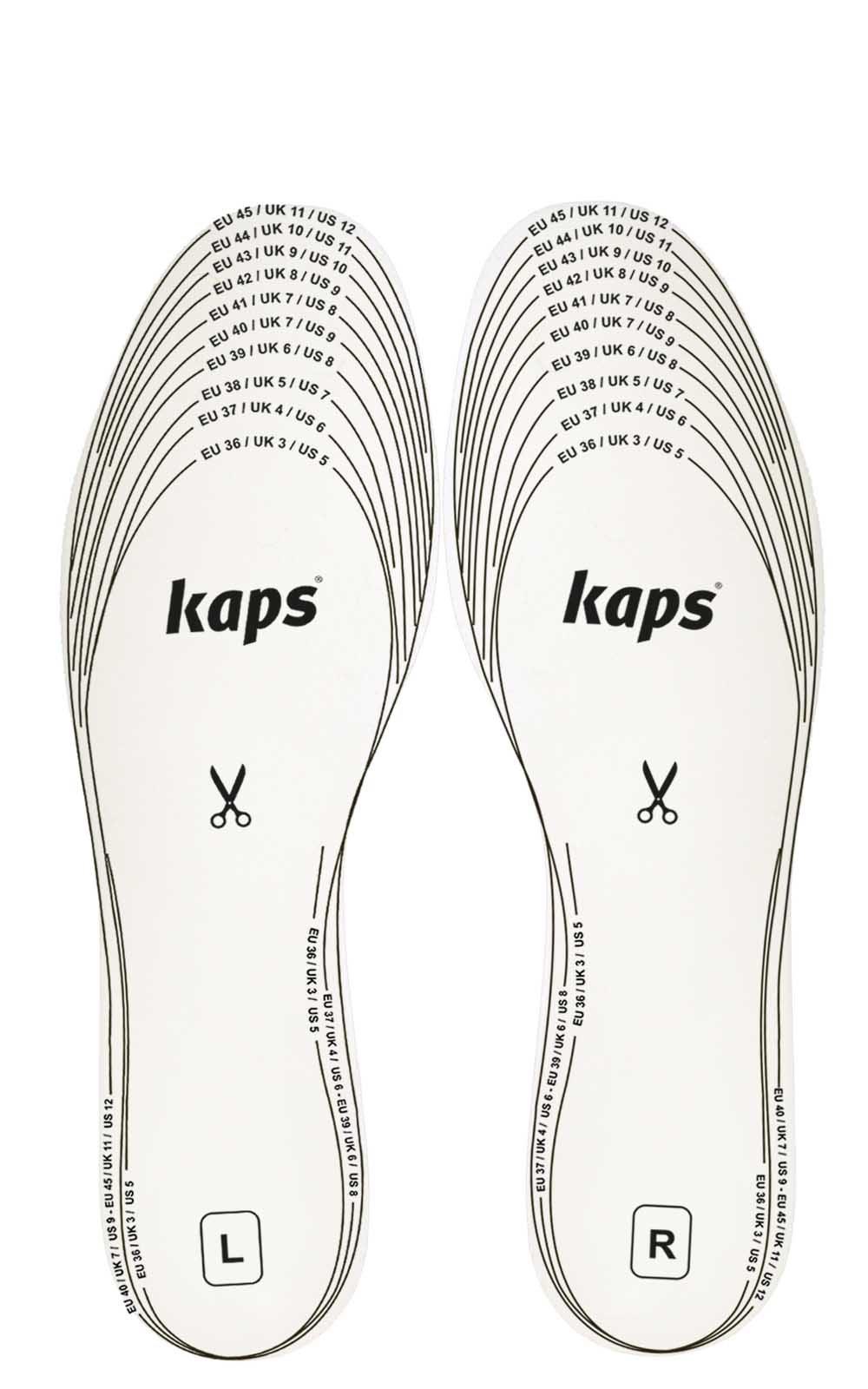 Kaps Kaps Wool, Quality 100% Natural Wool Shoe Insoles for Cold Weather, Made in Europe, Cut to fit
