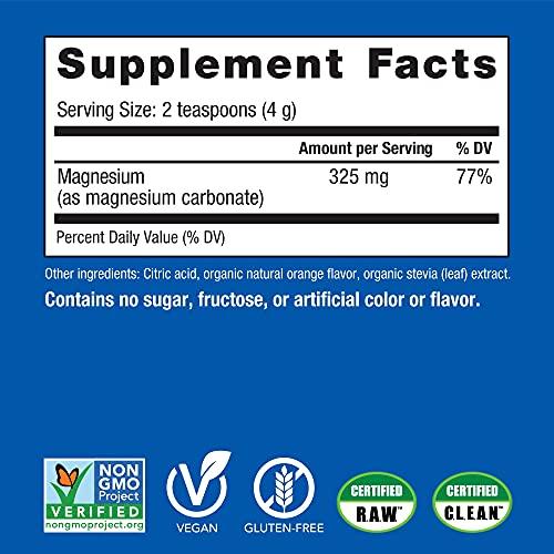 Natural Vitality NATURAL VITALITY Orange Flavor Magnesium Anti-Stress Drink Mix, 8 OZ