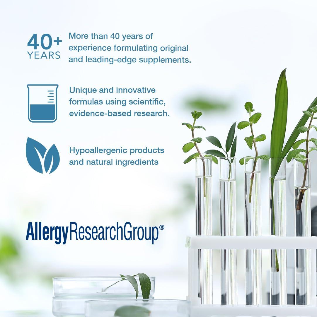 Allergy Research Group Allergy Research Group Hypothalamus Supplement - Endocrine Support, Natural Glandular, 500mg Adrenal Support, Adrenal Pituitary, Adrenal Gland Function, Bovine, Lyophilized, Vegicaps - 100 Count