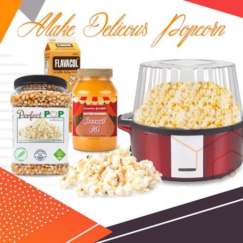Perfectware Perfectware Popcorn Kit- (Includes 35oz Popcorn Season Salt, 4lbs Yellow Kernels, and 32oz Butter Flavored Coconut Oil, Plain,PW-Popcorn Kit-3