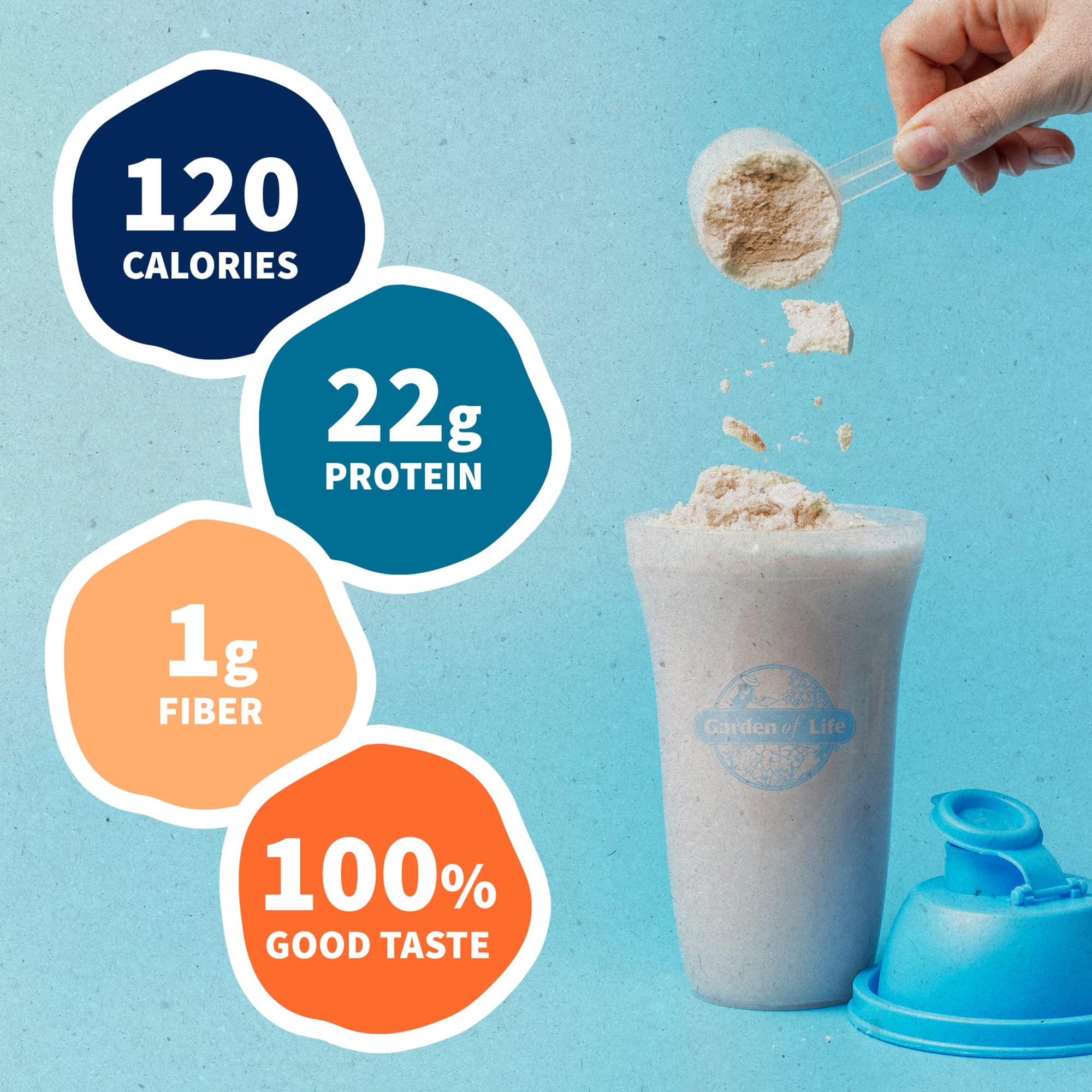 Garden of Life Garden of Life Organic Vegan Unflavored Protein Powder 22g Complete Plant Based Raw Protein & Vegan Protein Powder - Raw Organic Meal Replacement Shakes - Vanilla - Pea Protein