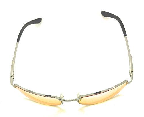 MyUV Blue Light Filter Computer Glasses for Blocking UV Headache (Anti Eye Eyestrain) Yellow Lens (Men and Women) (Silver)