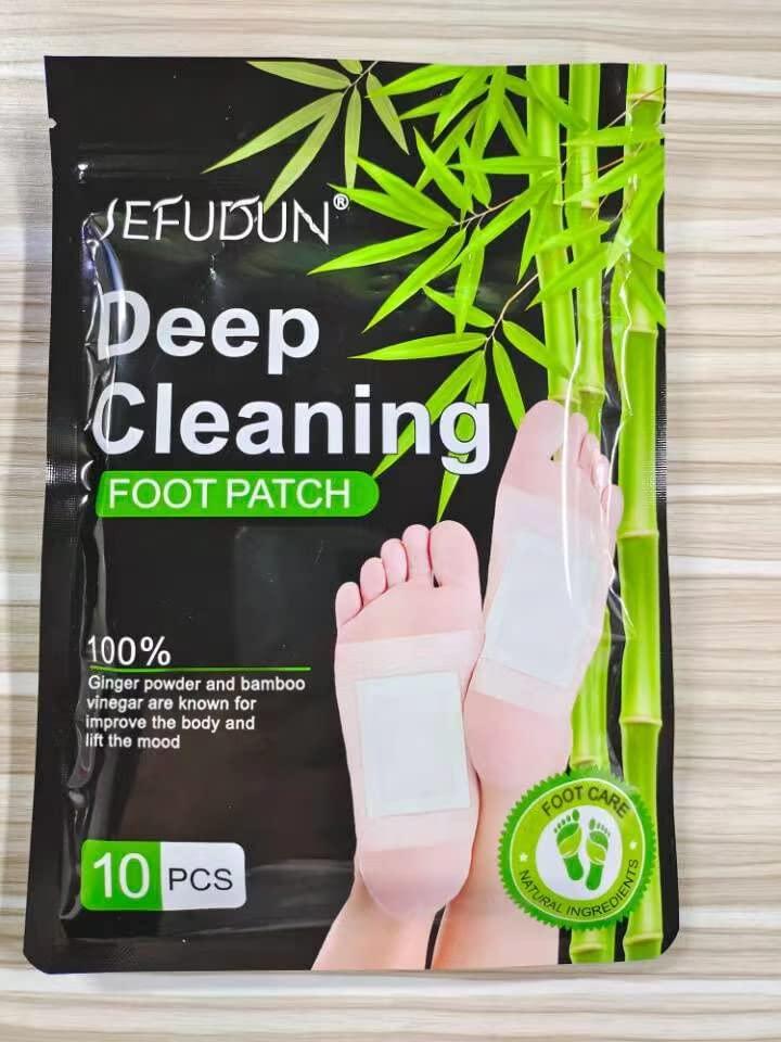 Tudiqe 20PCS Foot Pads, Natural Bamboo Vinegar Ginger Powder, Easy to Use and Feel Better, Ginder Foot Pads for Relaxation, Relieve Stress, Improve Sleep, Pain Relief