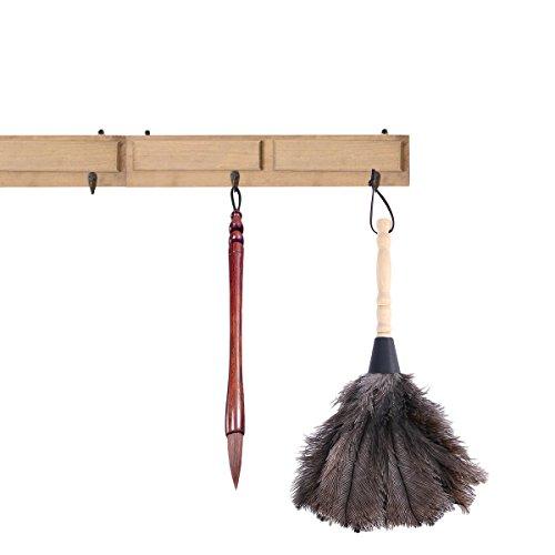 Baluue Ostrich Duster Feather Dusters with Wooden Handle Cleaning Tool Useful Tool