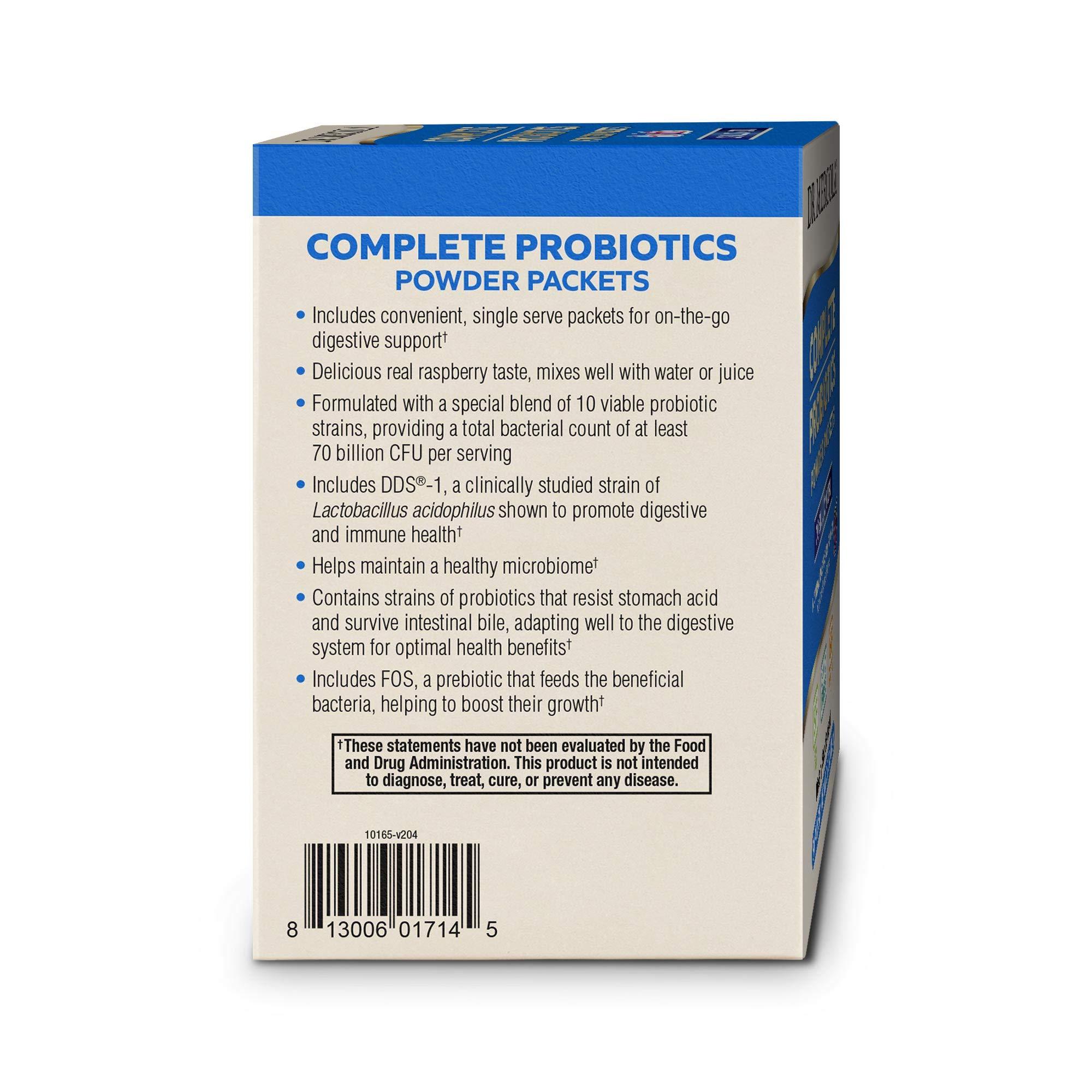 Dr. Mercola Dr. Mercola Complete Probiotics Powder Packets, 30 Servings (30 Packets), 70 Billion CFU, Natural Raspberry Flavor, Dietary Supplement, Digestive & Immune Support, Non-GMO