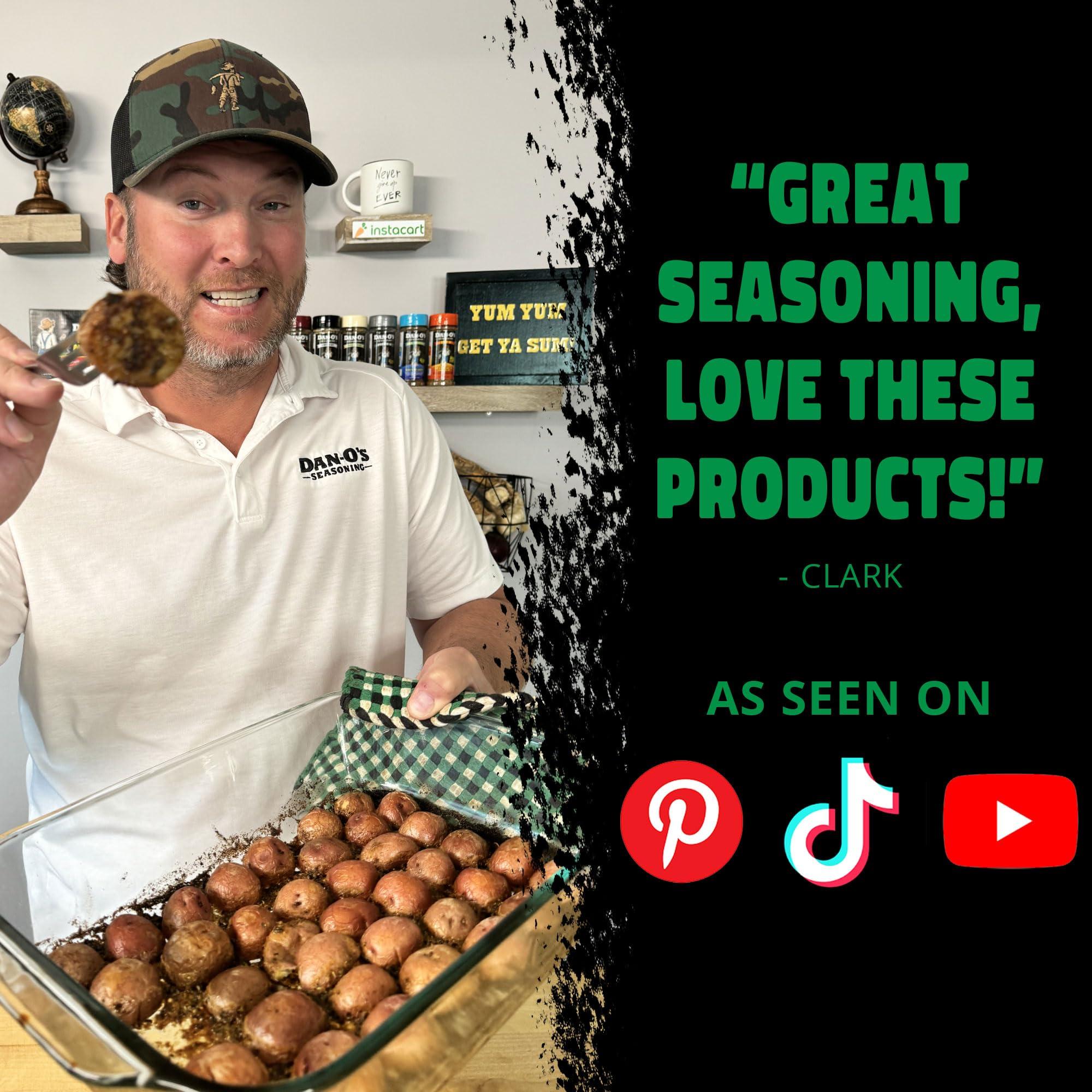 Dan-O\'s Dan-O\'s Original Seasoning - for Chicken, Meats, Veggies - Savory - All-Purpose, All-natural, 0 Sugar, 0 Calorie Seasoning for Cooking Anything for Dantastic Flavor - Online Exclusive (2.5 oz) 2 Pack