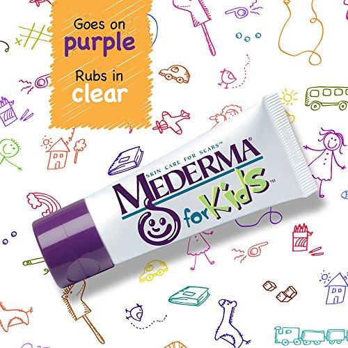 Mederma Mederma Kids Skin Care - Reduces the Appearance of Scars, 1 Pediatrician Recommended Product for Kids' Scars, Goes on Purple, Rubs in Clear, Kid-Friendly Scent, 0.7 Oz (Package May Vary)