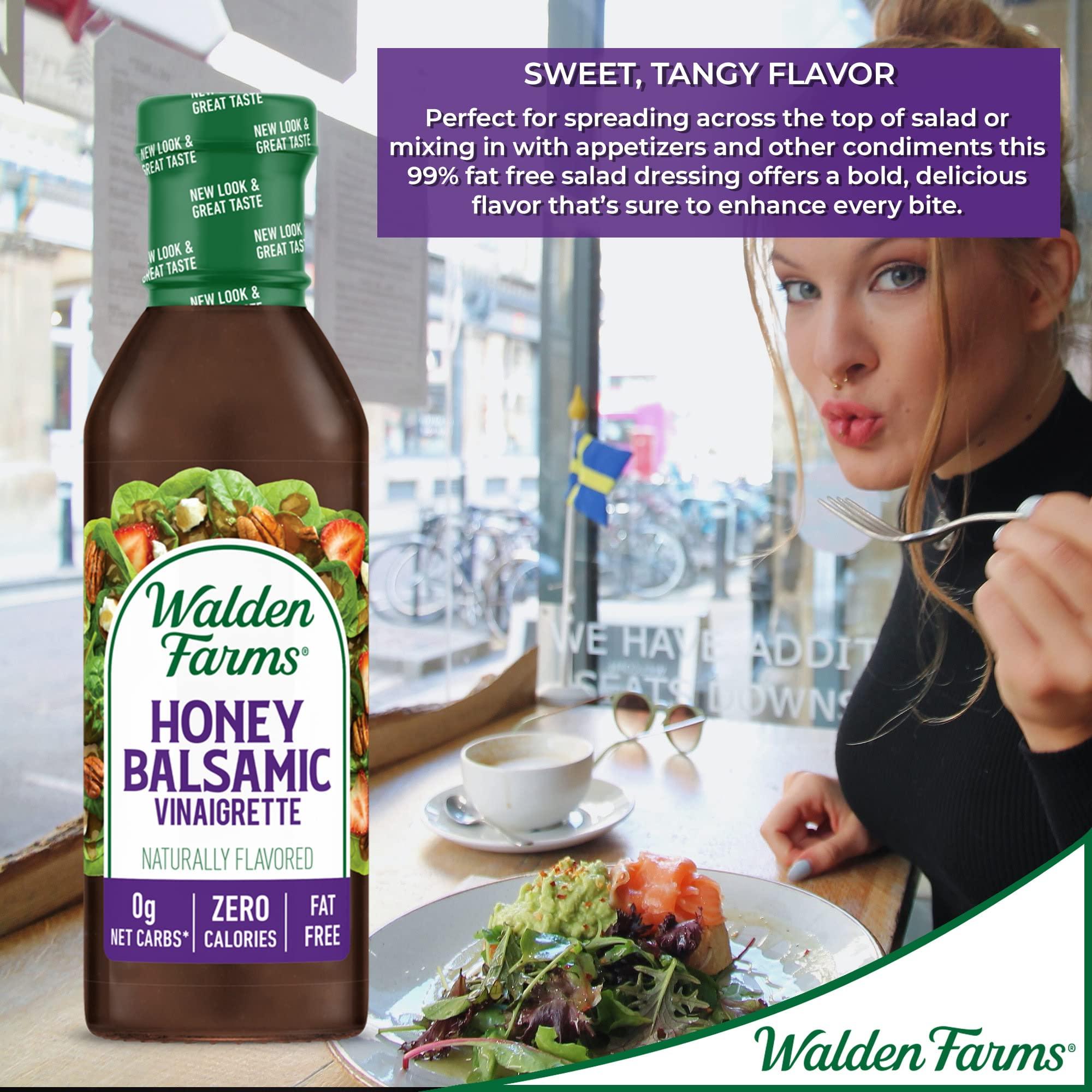 Walden Farms Walden Farms Calorie Free Dressing Honey Balsamic Vinaigrette - 12 Fl oz - 2 Pc
