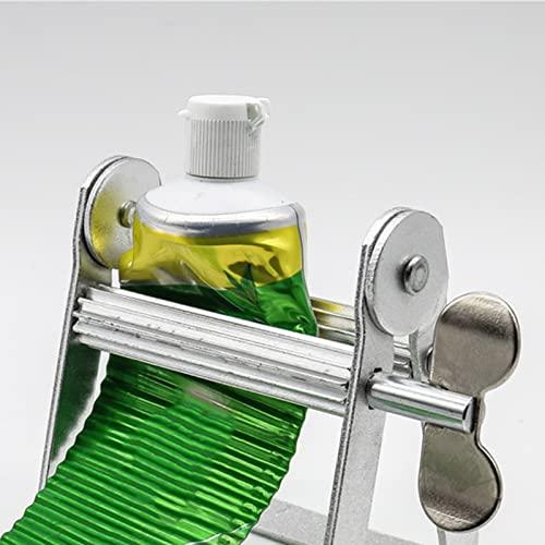 Naroote Toothpaste Squeezer Tube Roller, Multifunctional Metal Toothpaste Tube Squeezer Paint Tube Wringer Tooth Pastetooth Paste Squeeze for Artist, Hair Salon, Painter