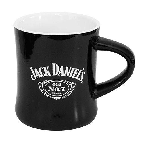 Jack Daniel\'s Jack Daniels Coffee and Mug Set (Black/White, 8.8 oz) - 100% Arabica - Medium Roasted Ground Coffee- Kosher - Official Licensed - 8 fl oz Mug