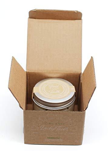 Lucky Teeth Lucky Teeth Organic Toothpaste-All Natural, Remineralizes and Fortifies Teeth and Gums. (2 oz Glass)