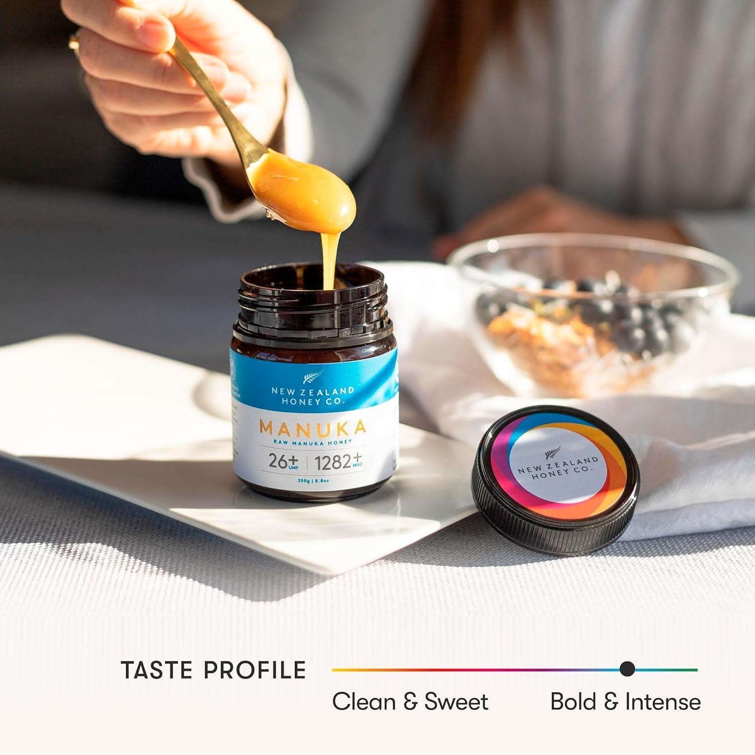 NEW ZEALAND HONEY CO New Zealand Honey Co. Raw Manuka Honey UMF 26+ | MGO 1282+, UMF Certified /4.4oz