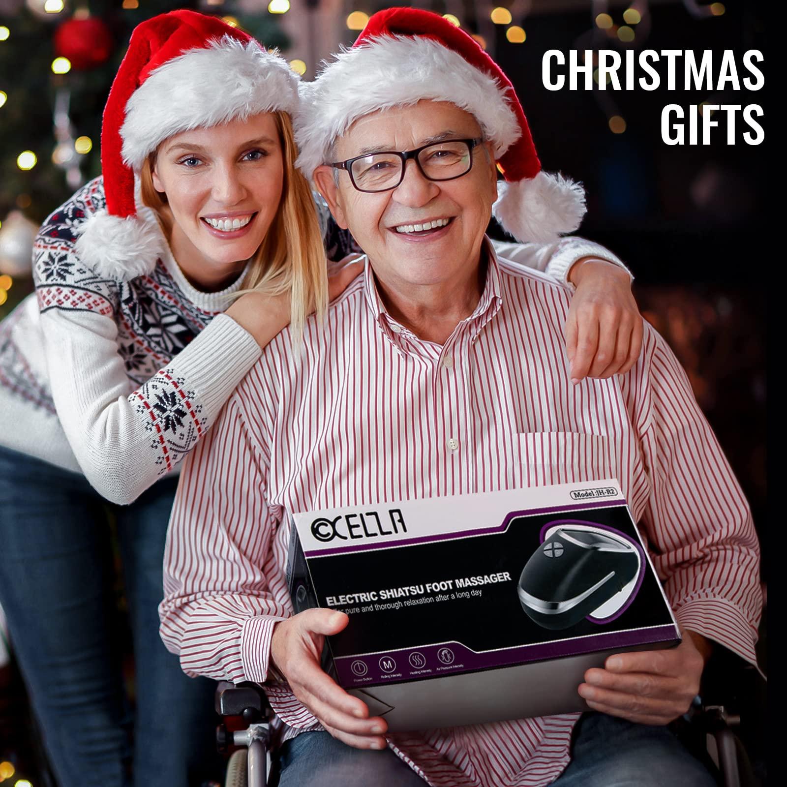 CXELZR CXELZR Christmas Gifts for Women, Mom, Her, Wife, Fathers Day, Mothers Day, Birthday Gifts for Men, Dad, Husband, Him - Foot Massager Machine with Heat for Plantar Fasciitis, Diabetics