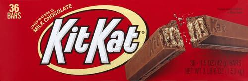 Kit Kat KIT KAT Milk Chocolate Wafer Candy Bars, 1.5 oz (36 Count)