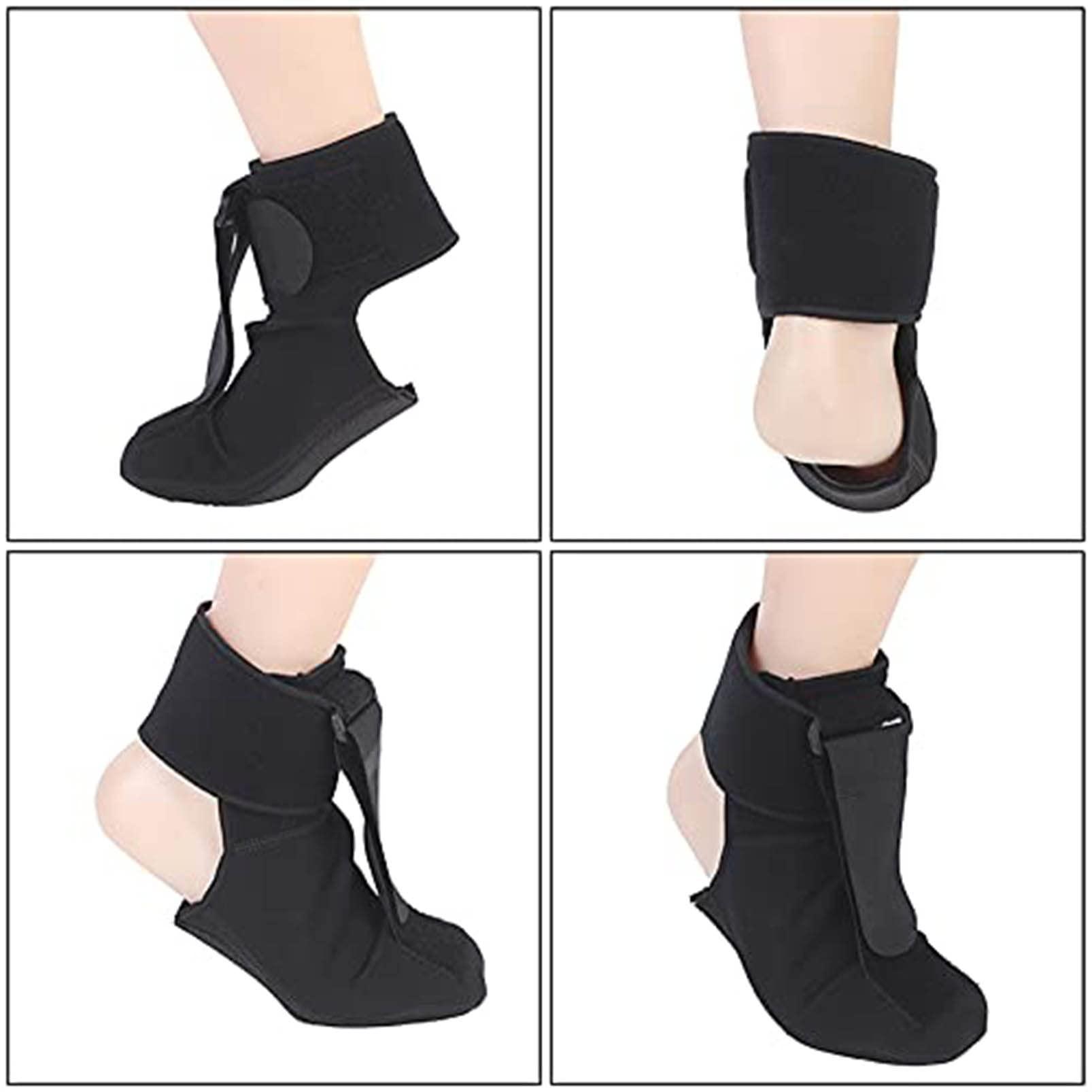 ZJDYDY Ankle Stabilizer, Drop Foot Brace Orthosis Ankle Brace Support, Adjustable Ankle Foot Orthosis Shoes Plantar Film Protector for Men and Women Left and Right Feet Universal