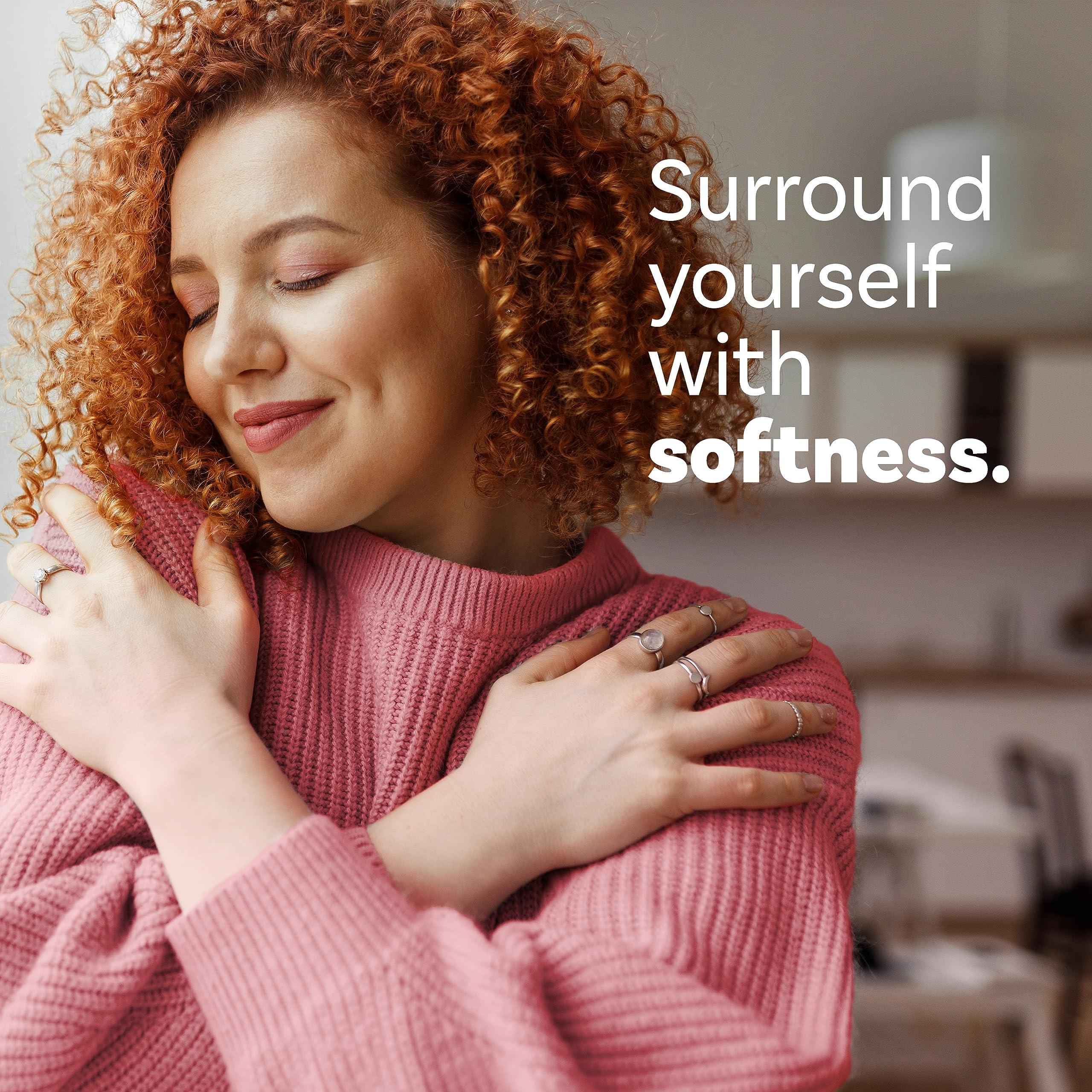 Downy Downy Infusions Mega Dryer Sheets, Laundry Fabric Softener, BLISS, Amber and Rose, 130 Count