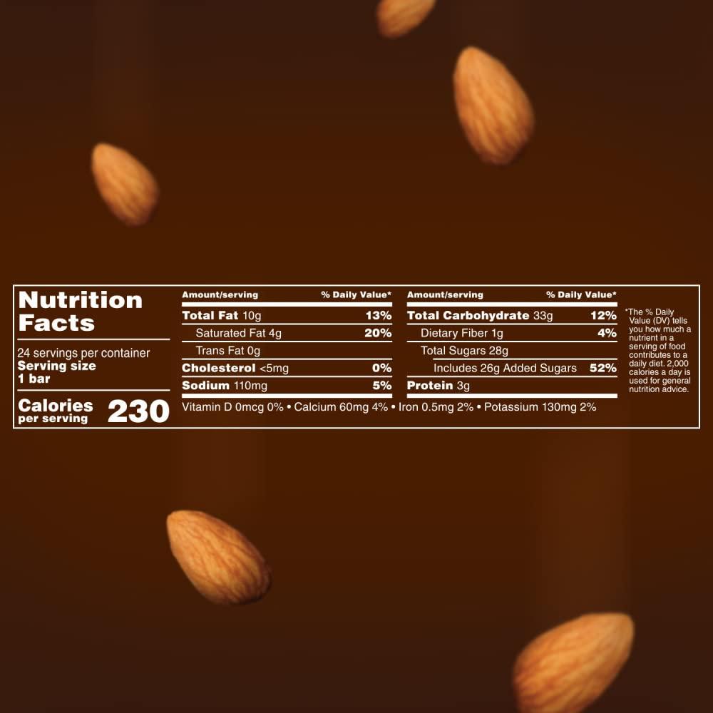 Snickers SNICKERS Candy Almond Milk Chocolate Bars Bulk Pack, 1.76 oz Bars (Pack of 24)