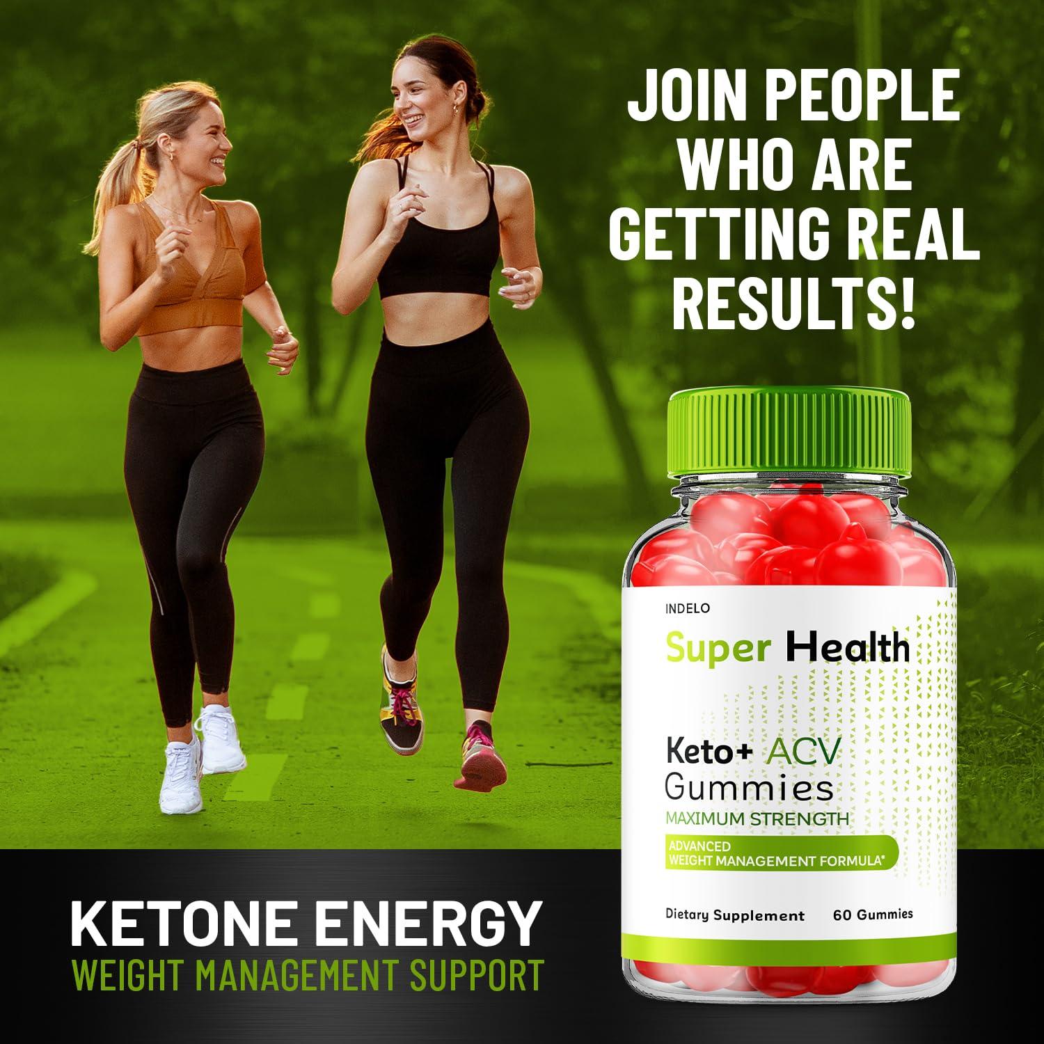 Indelo Indelo (5 Pack) Super Health Keto ACV Gummies Maximum Strength, Super Health Keto Plus ACV Gummies Apple Cider Vinegar SuperHealth ACV Gummies Super Health Keto Gummies Reviews Keto+ACV (300 Gummies)