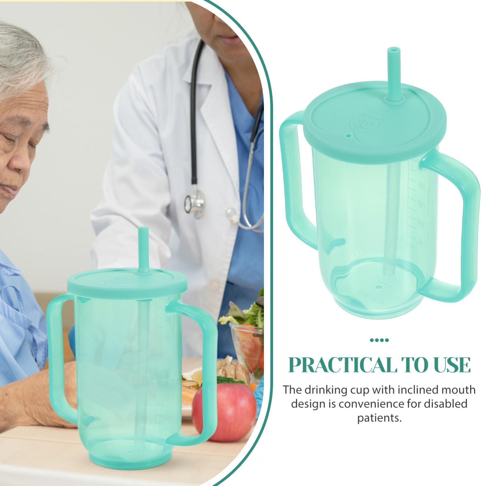 Angoily Angoily Elderly Care Cup Unbreakable Drinking Cup Liquid Feeding Cup Choking Prevent Cup Convalescent Feeding Cup Disabled Patient Water Cup Cups Maternity Drink Water Cup Drinking Mug