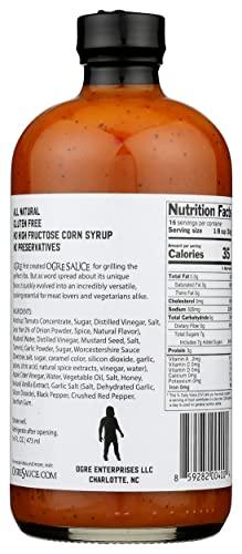 Ogre Sauce BBQ Sauce - Ogre Sauce - All-Purpose Craft Barbecue Sauce - Award Winning BBQ Sauce - Best BBQ Sauce You've Ever Had
