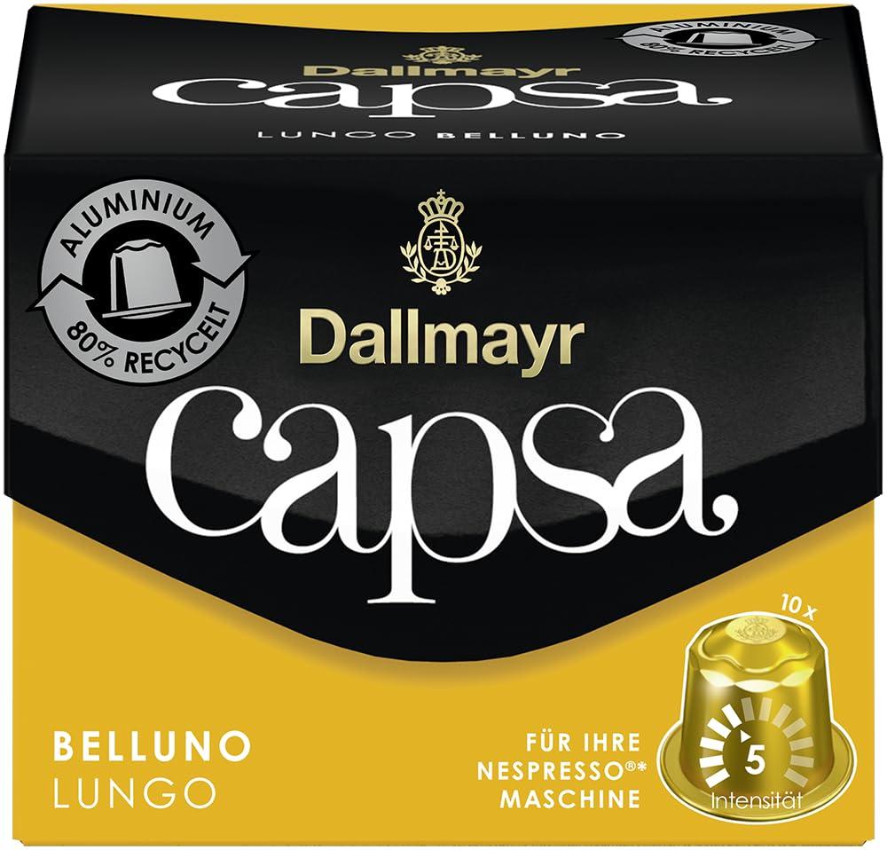 Dallmayr Dallmayr Lungo Belluno Capsa Coffee for Nespresso, 1.98 Ounce