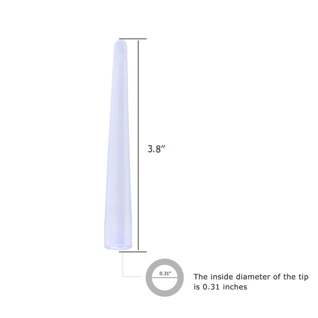 KIMANN KIMANN Enema Replacement Nozzle Tips (12 Pcs) - BPA-Free Enema Parts, Flexible Soft PVC Comfort Nozzle Enema Attachment